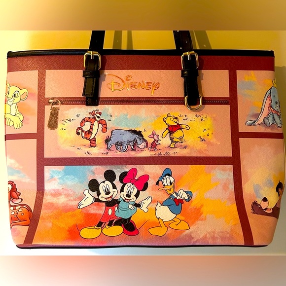 Disney Masterpiece Of Magic Faux Leather Handbag, EUC. - Picture 2 of 6